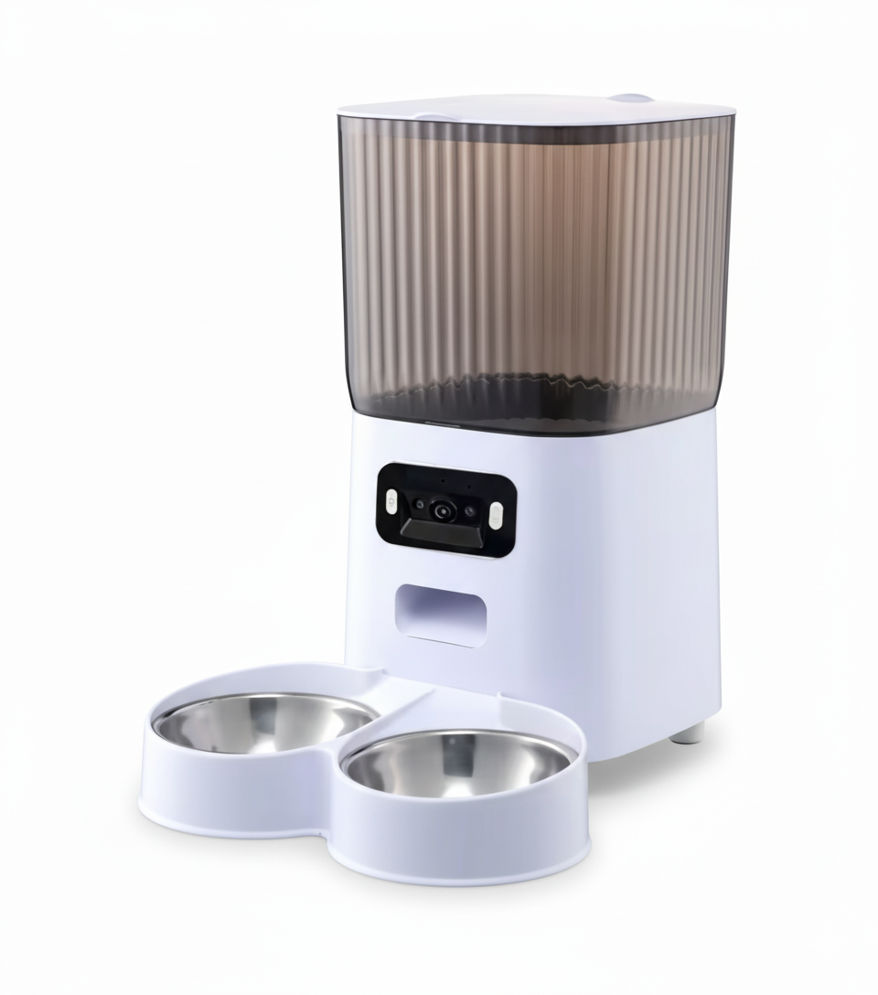 SmartFeast Series™ – Mangeoire automatique intelligente pour chats (1 ou 2 bols, avec ou sans caméra)