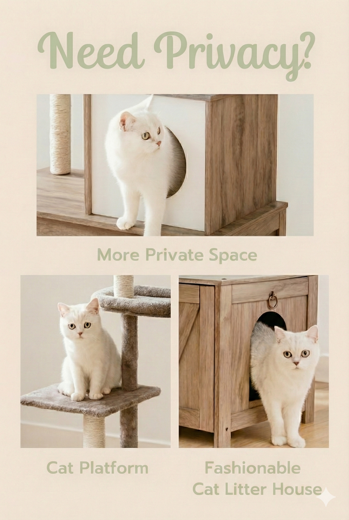 Ascendia™ – Arbre à chat de luxe multi-niveaux