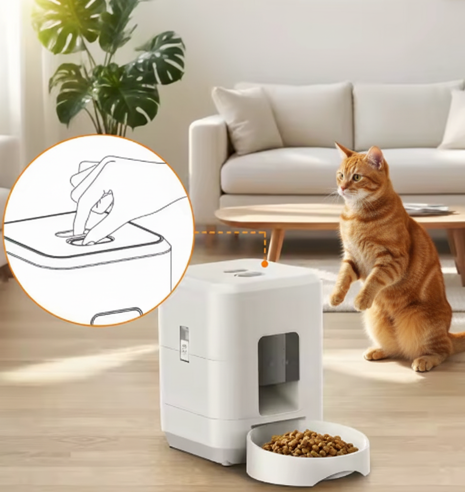 WiBowl™ – Mangeoire connectée 2L pour chats & petits chiens