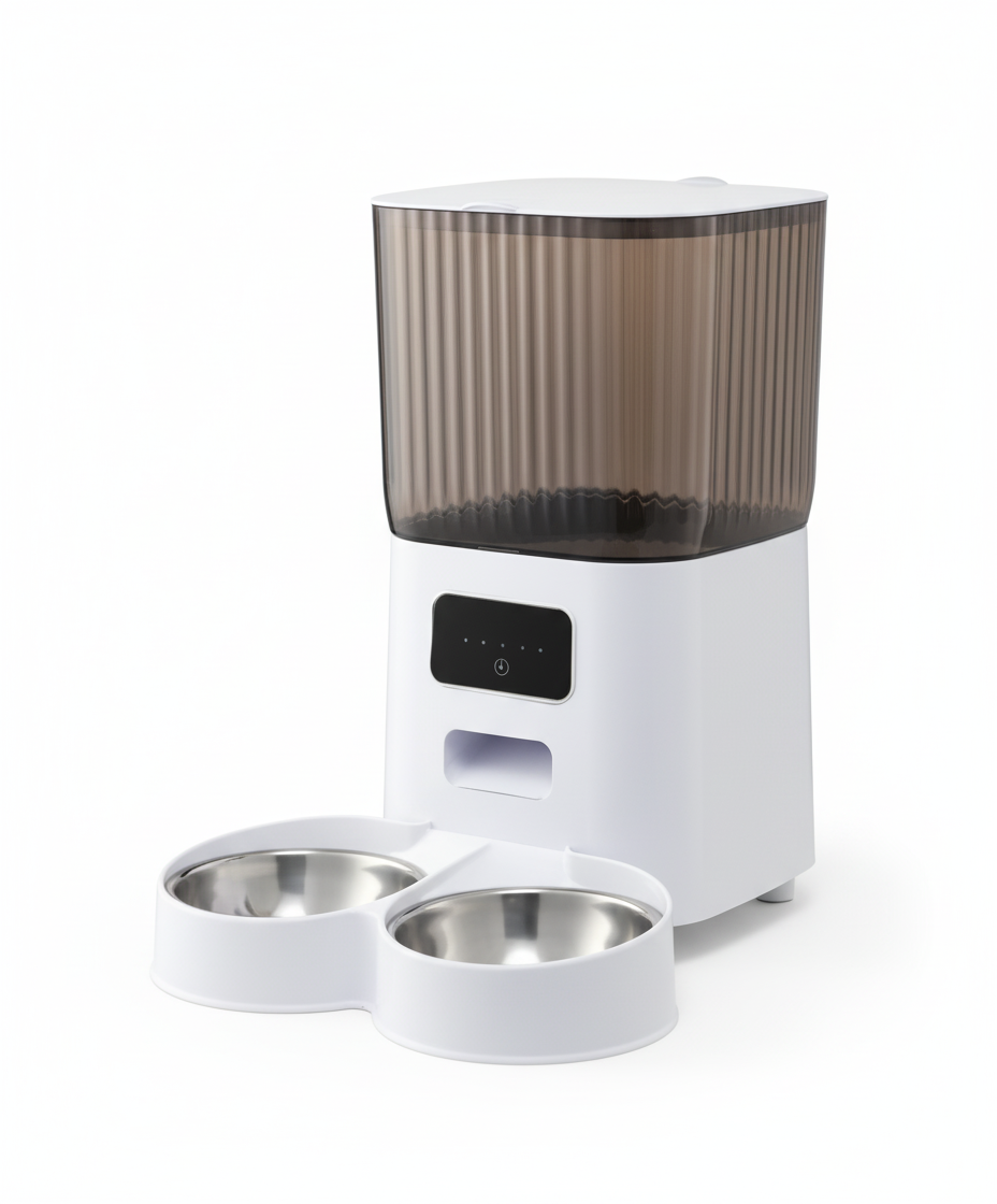 SmartFeast Series™ – Mangeoire automatique intelligente pour chats (1 ou 2 bols, avec ou sans caméra)