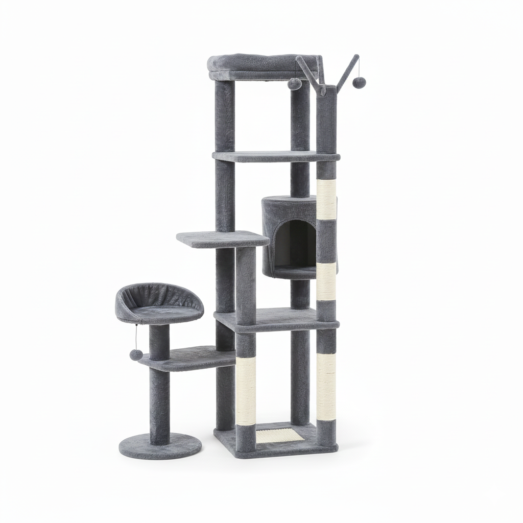 Cactus Titan™ – Arbre à chat géant design en forme de cactus