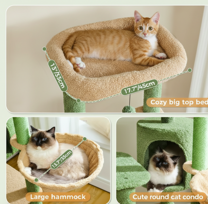 Cactus Titan™ – Arbre à chat géant design en forme de cactus