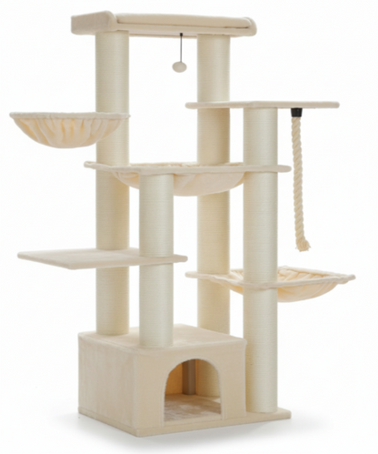Tour Royale XXL™ – Arbre à chat robuste et majestueux pour grands félins