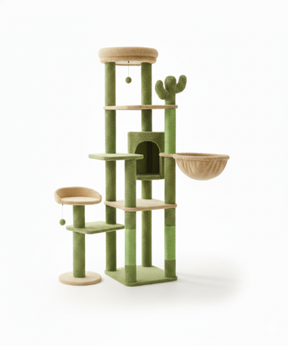 Cactus Titan™ – Arbre à chat géant design en forme de cactus