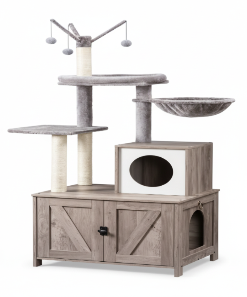 Ascendia™ – Arbre à chat de luxe multi-niveaux