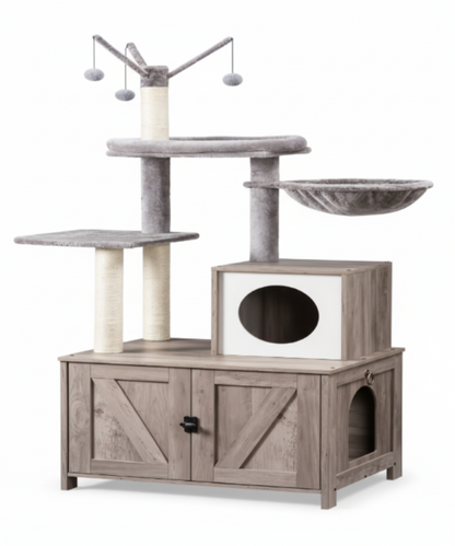 Ascendia™ – Arbre à chat de luxe multi-niveaux