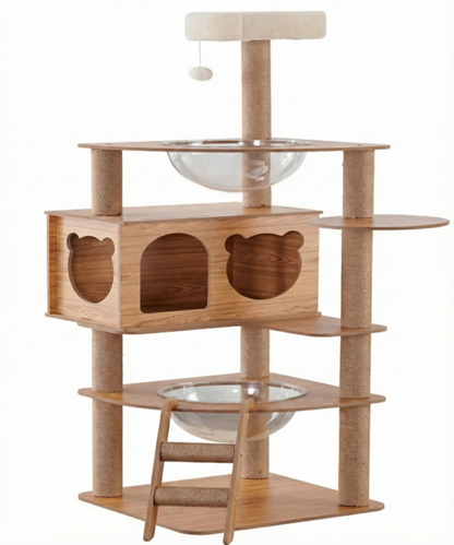 Tour d’escalade “Cosy Loft” – Arbre à chat design pour appartement moderne