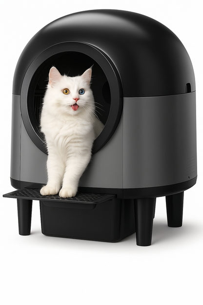 Luno™ – Litière automatique sphérique & silencieuse