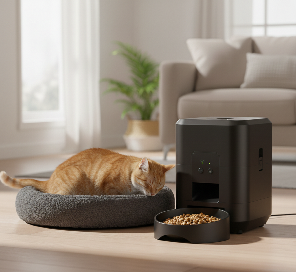 WiBowl™ – Mangeoire connectée 2L pour chats & petits chiens