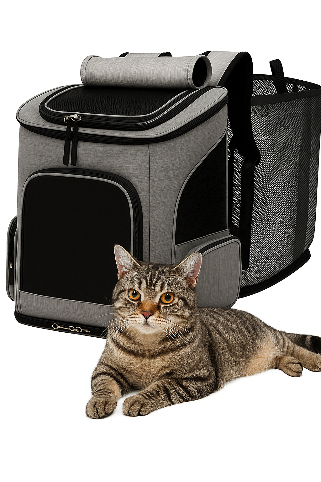 PurrPack™ – Sac à dos extensible et ventilé pour chats
