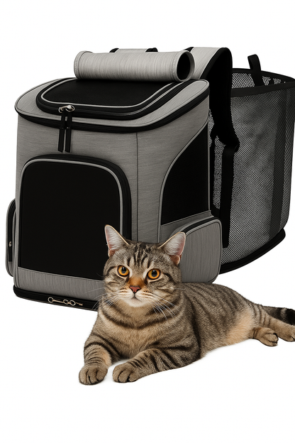 PurrPack™ – Sac à dos extensible et ventilé pour chats