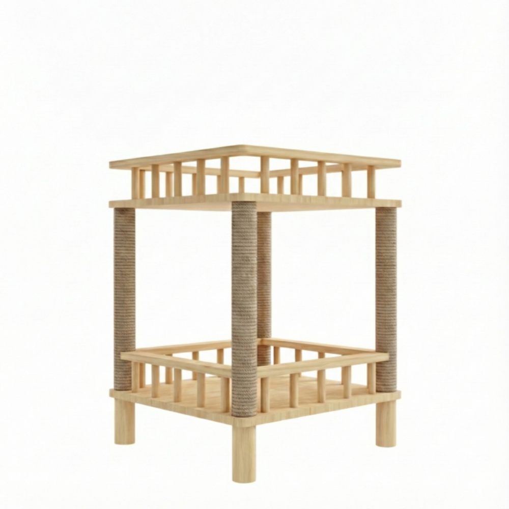 NaturaLine™ – Arbres & Condos en bois pour chats