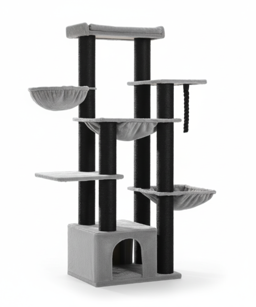 Tour Royale XXL™ – Arbre à chat robuste et majestueux pour grands félins