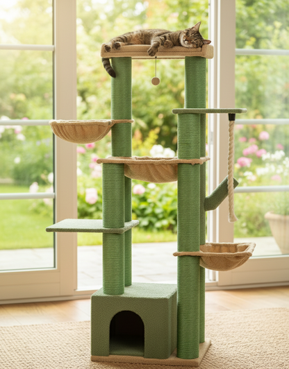 Tour Royale XXL™ – Arbre à chat robuste et majestueux pour grands félins