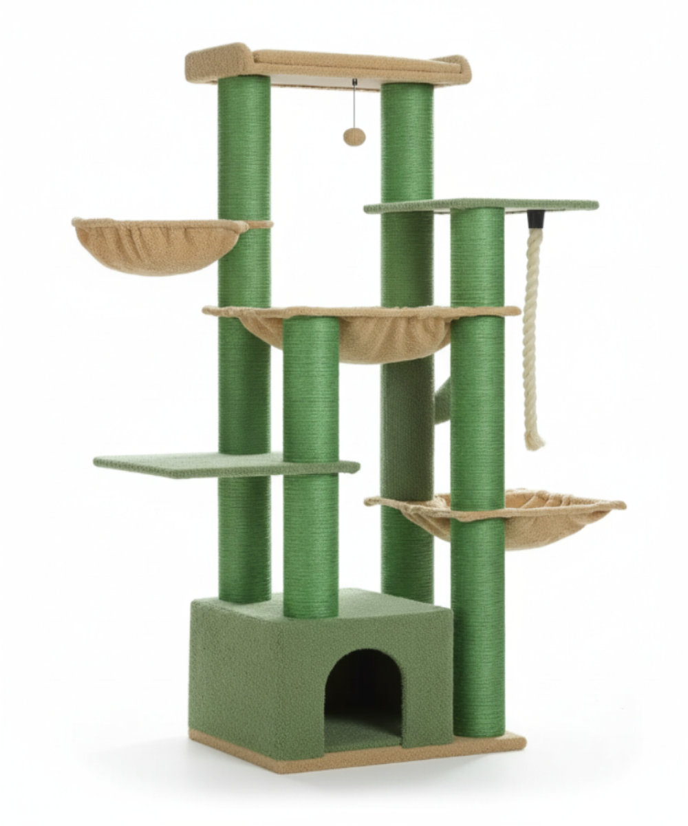 Tour Royale XXL™ – Arbre à chat robuste et majestueux pour grands félins